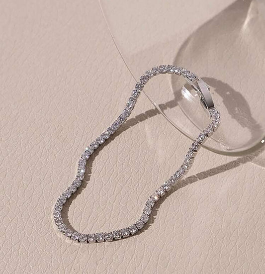 Classic tennis bracelet silver